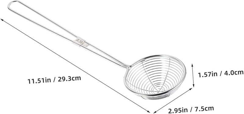 Stainless Steel Long Handle Mesh Colander Spoon For Tea Bubble Kitchen Tool - Image 2